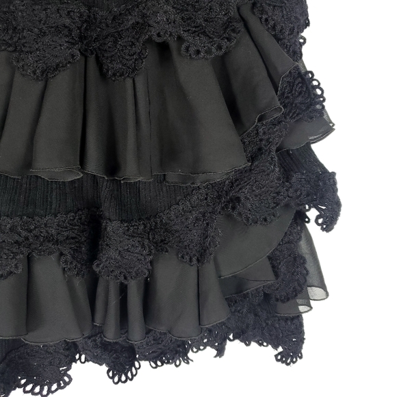 3/$25 Knitted & Knotted Ruffle Skirt | S - Picture 3 of 5